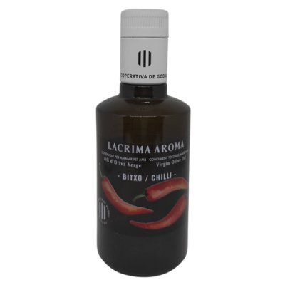 Oli d'Oliva aromatitzat amb bitxo (Chili) 200ml